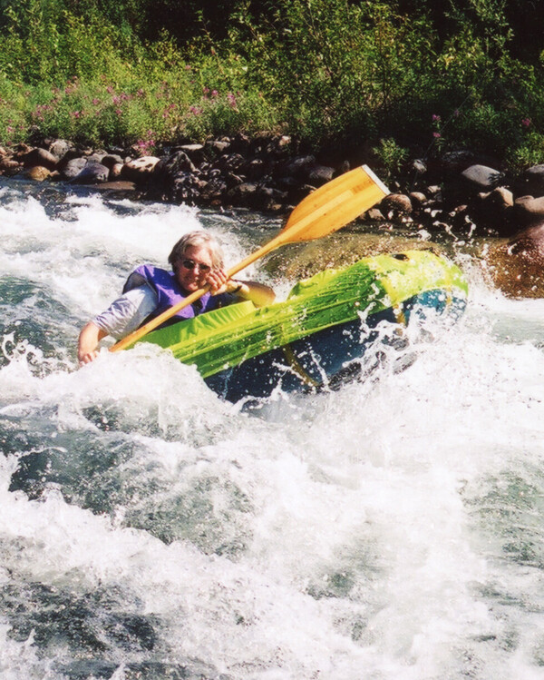 Sheri Tingey rafting